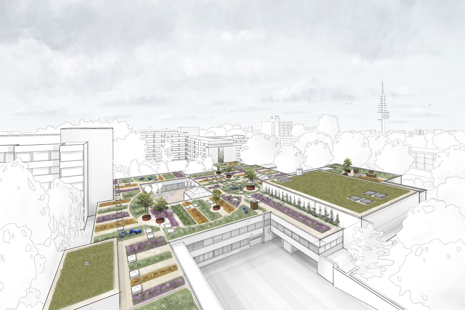Fahr Architekt Hannover - Eilenriedestift Dachterrassen <small>Hannover</small>